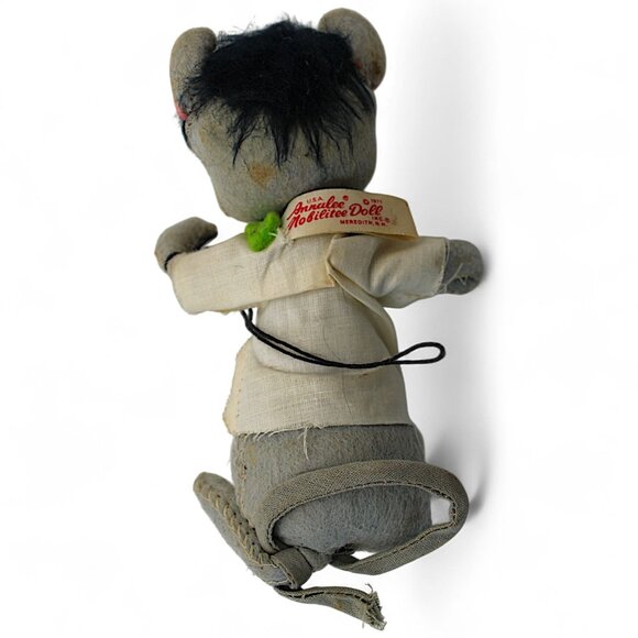 Vintage Annalee Mobilitee Doll 1971 Mouse Plush Figurine - Picture 2 of 7